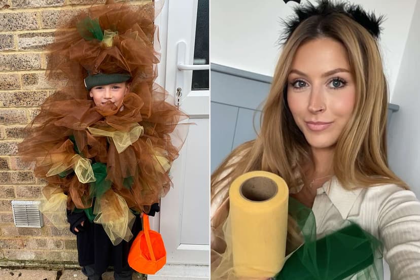 5-Year-Old's Homemade Fart Costume Delights Trick-or-Treaters