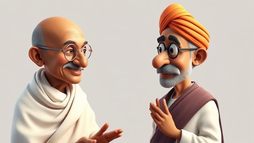 Gandhi and Raman's Profound Dialogue on Science, Faith, and the Search for Unity