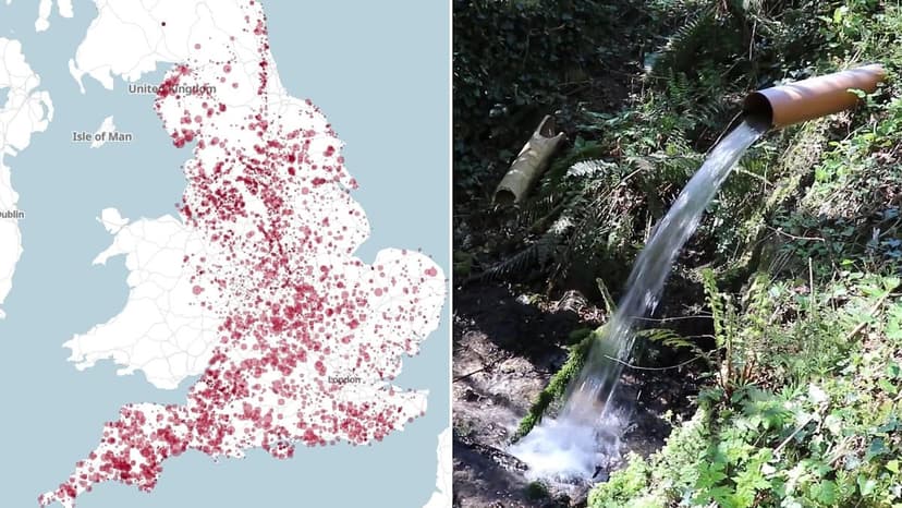 Sewage Spills Plague Britain's Waterways at Record Levels