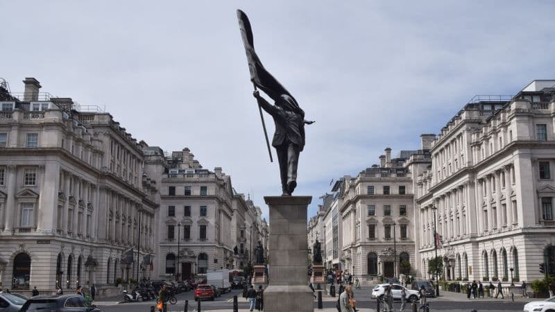 Banksy Statue Blindsides London with Patriotism Critique