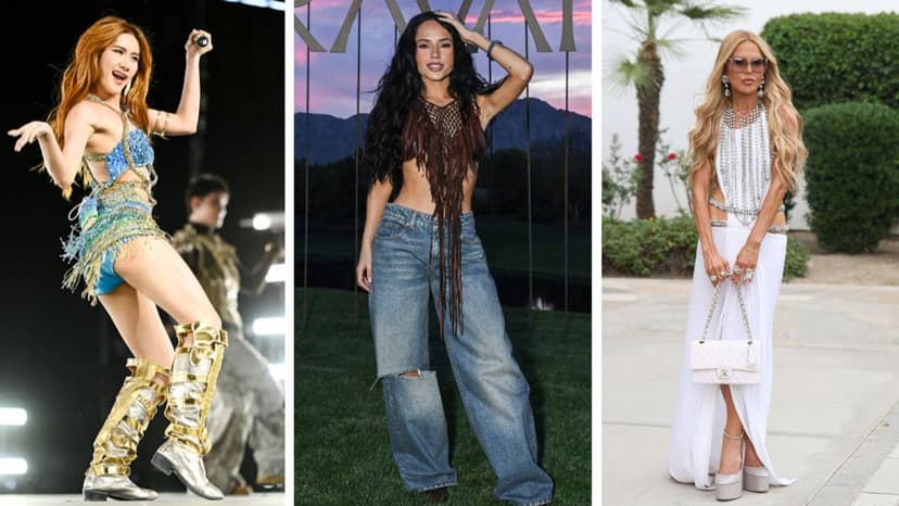 Festival Fashion: Becky G & Rachel Zoe Dazzle