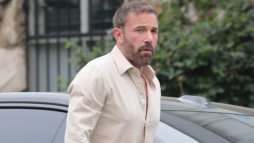 Ben Affleck's Phoenix Tattoo Makes Rare Appearance