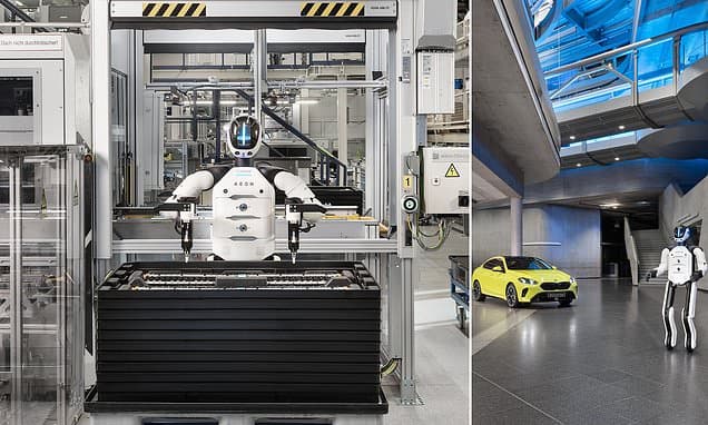 Humanoid Robots Join BMW Assembly Line