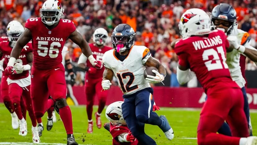 Nix's Dual Threat Leads Broncos Past Cardinals 30-16