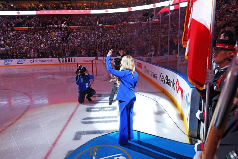 Fans Sing Anthem When Mic Fails in Buffalo