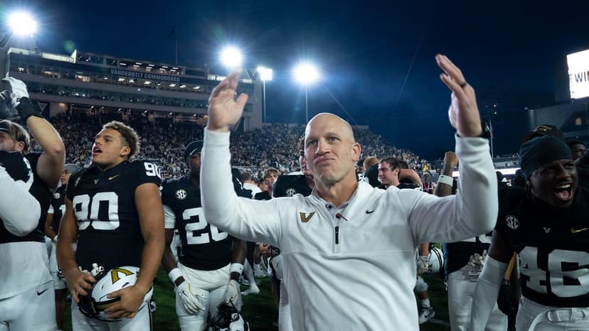 Vanderbilt Upsets No. 19 Texas in Tight SEC Battle