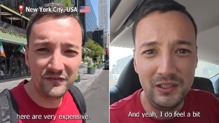 German Traveler's Delightful First Ride in a New York Taxi