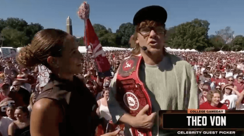 Theo Von's Rough Week: From Viral Bombing to GameDay Disaster
