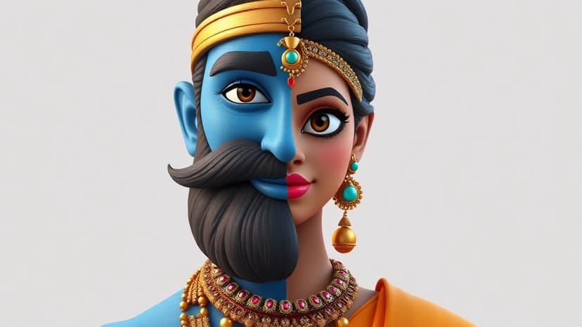 Lord Shiva Appears as Ardhanarishwar to Teach Devotee Equality