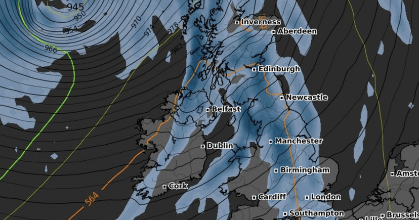 Storm Amy Barrels Towards UK with Destructive 80 mph Winds