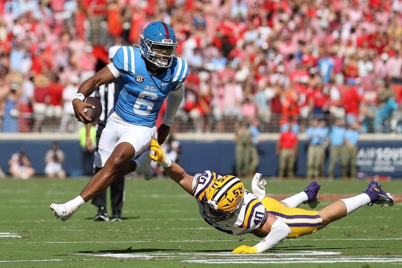 Backup QB Chambliss Shines as Ole Miss Hands LSU First Loss