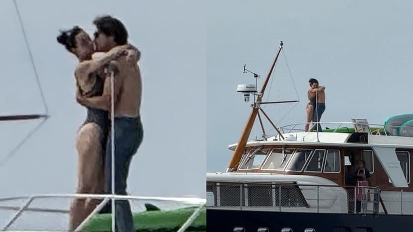 Katy Perry and Justin Trudeau Spotted Locking Lips on Yacht