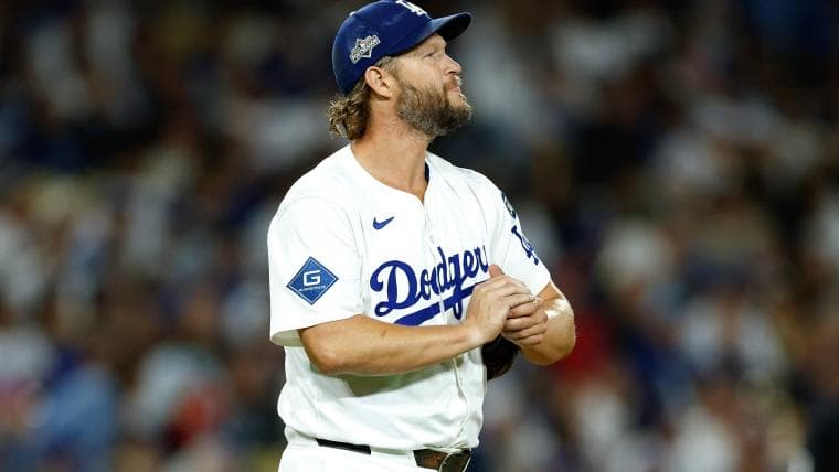 Dodgers Legend Kershaw Struggles in Playoff Relief Appearance