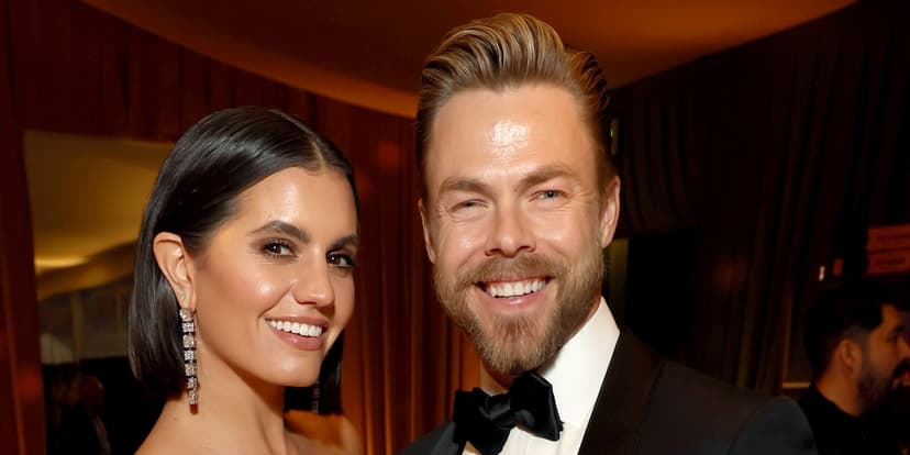 Derek Hough Accidentally Reveals Baby's Gender on Live TV