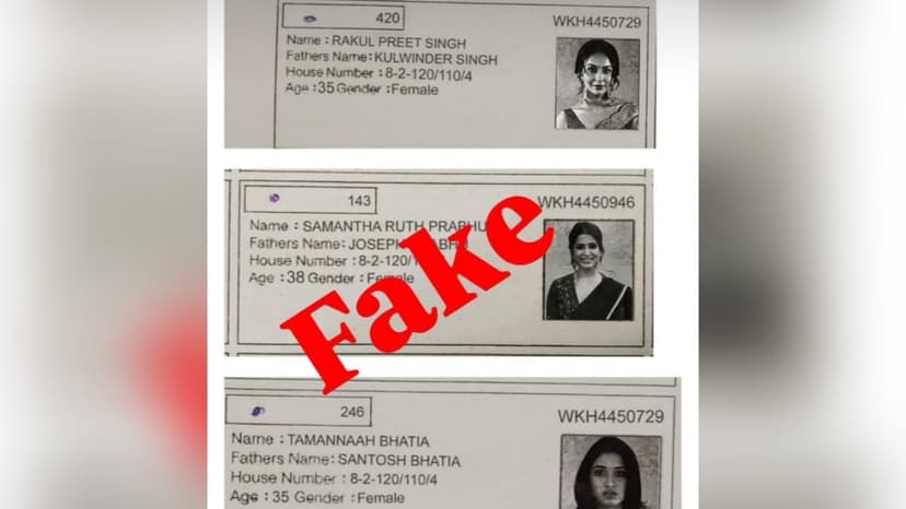 Hyderabad Police Probe Fake Voter List Scandal Involving Celebrities
