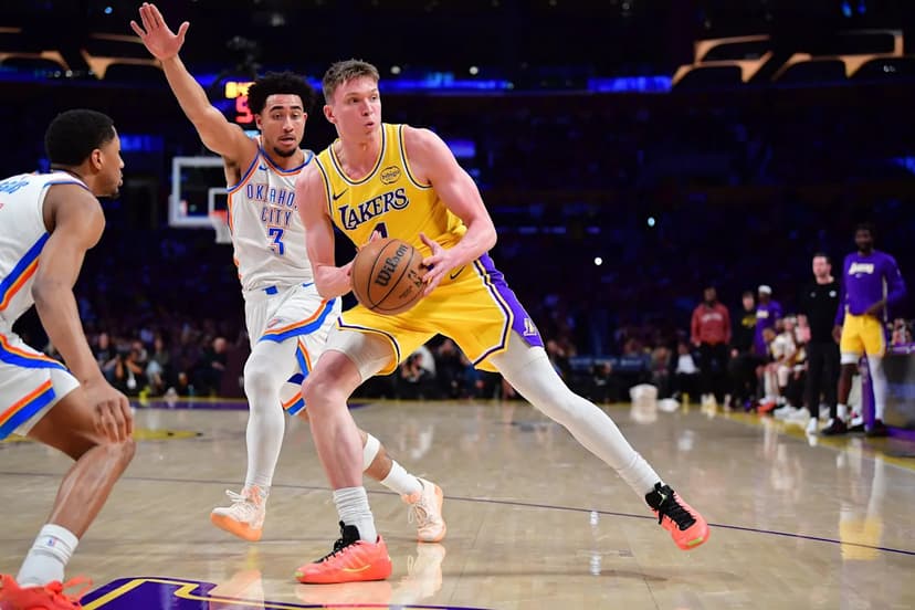 Knecht's Lakers Debut: 5 Points in Loss to Thunder