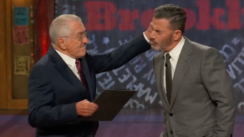 De Niro Impersonates FCC Chair Mocking Kimmel