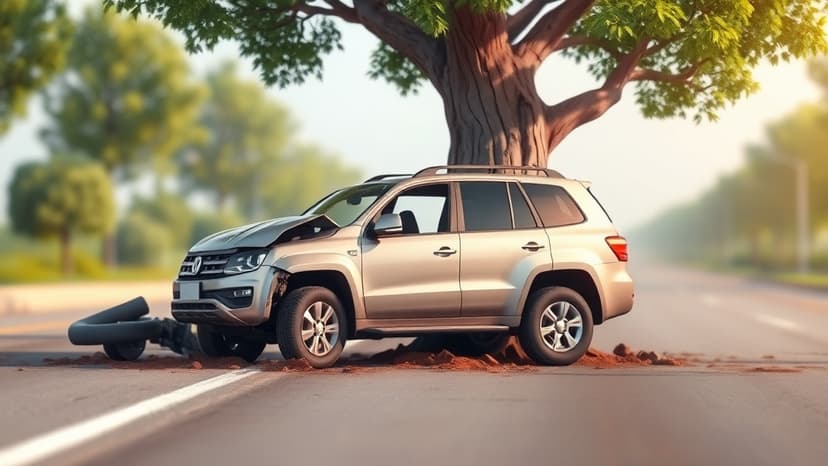 Two Killed, Five Injured as Cruiser Crashes into Tree on Pune-Bengaluru Highway