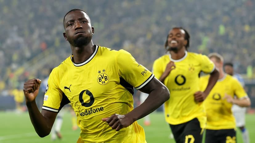 Guirassy brace secures Dortmund's UCL start