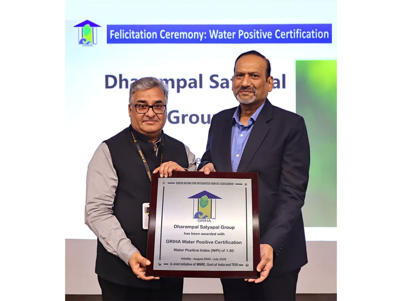 DS Group Achieves Water Positive Certification