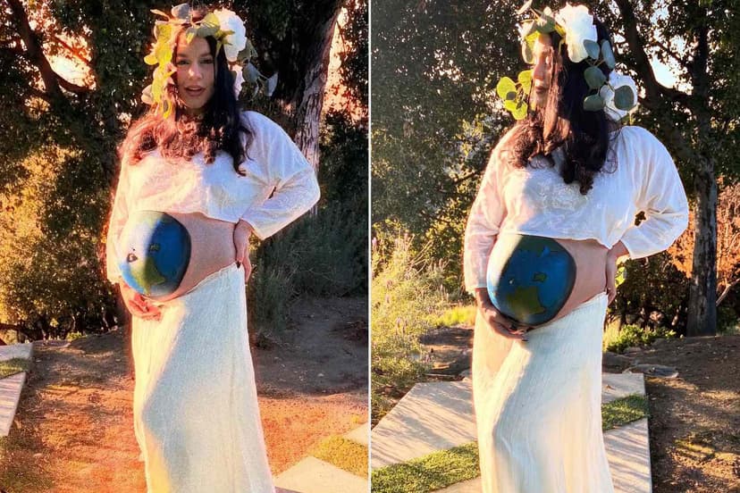 Vanessa Hudgens Celebrates Pregnancy with Stunning "Mother Earth" Costume