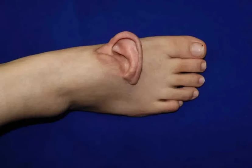 Human Ear Grown on Foot in Medical Marvel