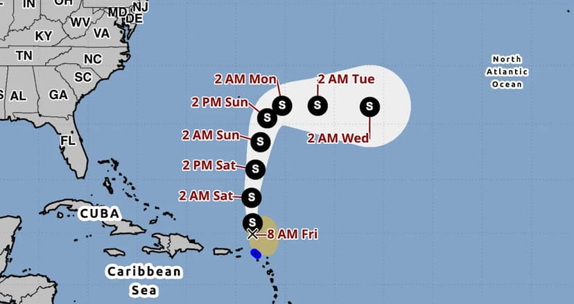 Tropical Storm Jerry Weakens as Nor'easter Threatens East Coast