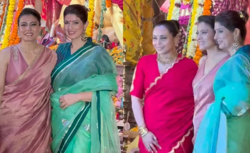 Bollywood Divas Dazzle at Iconic Durga Puja Celebration