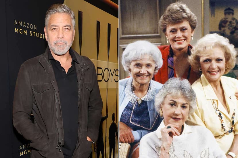 Clooney Recalls Hysterical 'Golden Girls' Stint, 40 Years Later