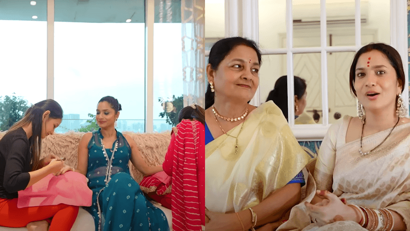 Actress Ankita Lokhande Revives Navratri Celebrations with Enthusiasm