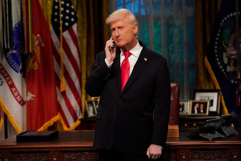 Ferrell's Epstein Visits Trump in SNL Season Finale