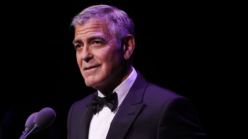 Clooney Calls for Unity, Condemns Violence