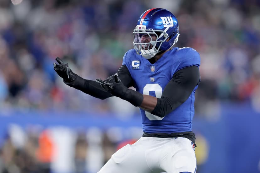 Giants' Burns Suffers Ankle Injury in Week 2