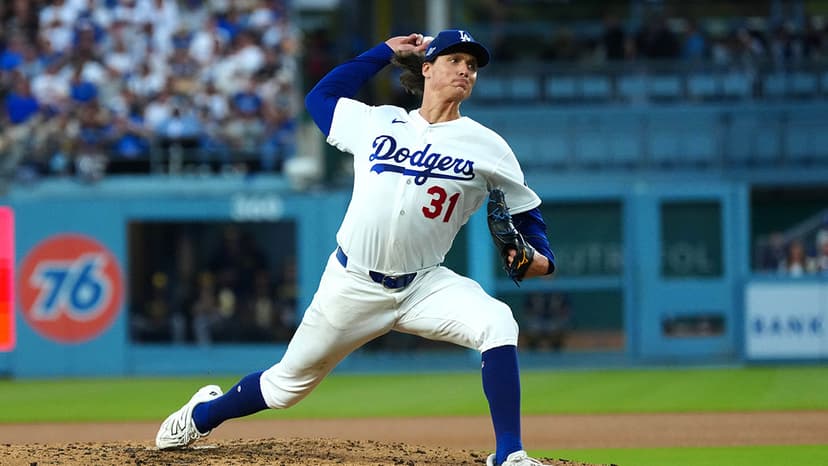 Glasnow Cheers on Former Team Rays in ALCS