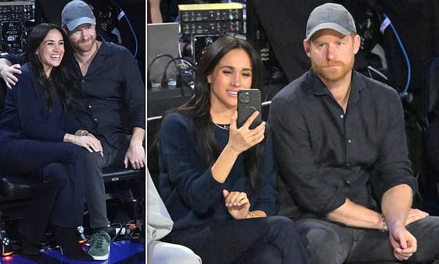 Harry & Meghan Steal NBA All-Star Show