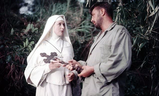 Mitchum and Kerr: Unlikely WWII Romance Blooms