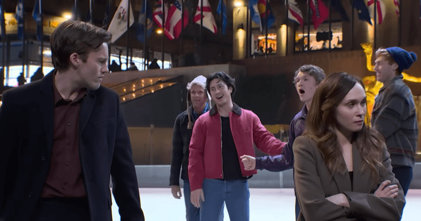 Skating Surprise: Hudson Williams Joins SNL Stage