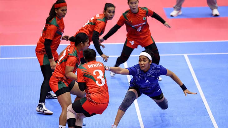 India Kabaddi Teams Dominate Asian Games