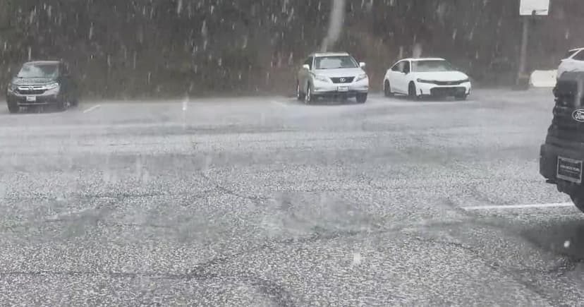 Inland Empire Drenched by Severe Hail and Rain