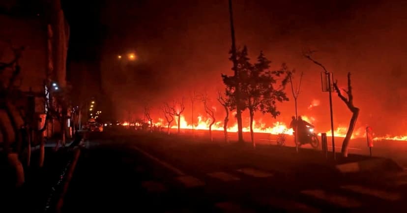 Iran's Skies Rain Black: WHO Warns of Toxic Threat