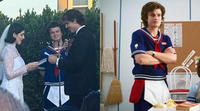 Joe Keery Explains Viral Wedding Costume