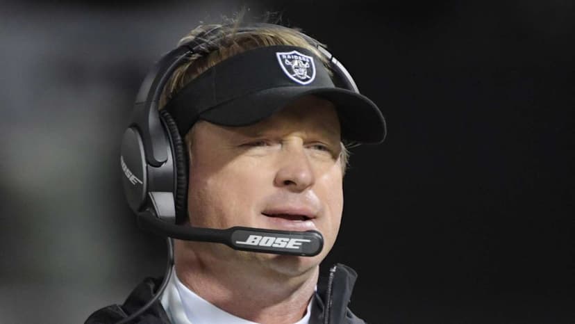 Gruden Praises Raiders' Top QB Prospect Mendoza