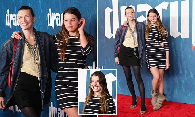 Milla Jovovich and Ever Anderson Shine at Premiere