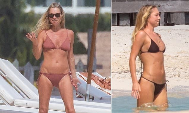Kate Moss Stuns in Tiny Bikini at 52