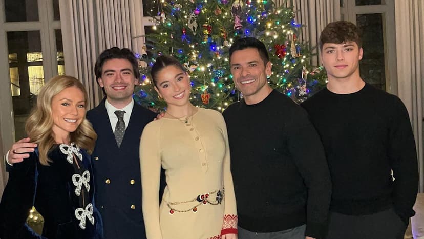 Ripa & Consuelos Cut Kids From Christmas Card!