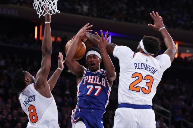 Knicks, Sixers Centers OUT for Game 2