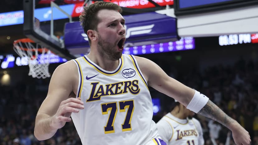 Luka's Magic Lifts Lakers Past Jazz in Thriller