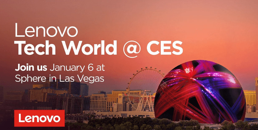 Lenovo Lights Up Las Vegas Sphere for CES 2026 Keynote