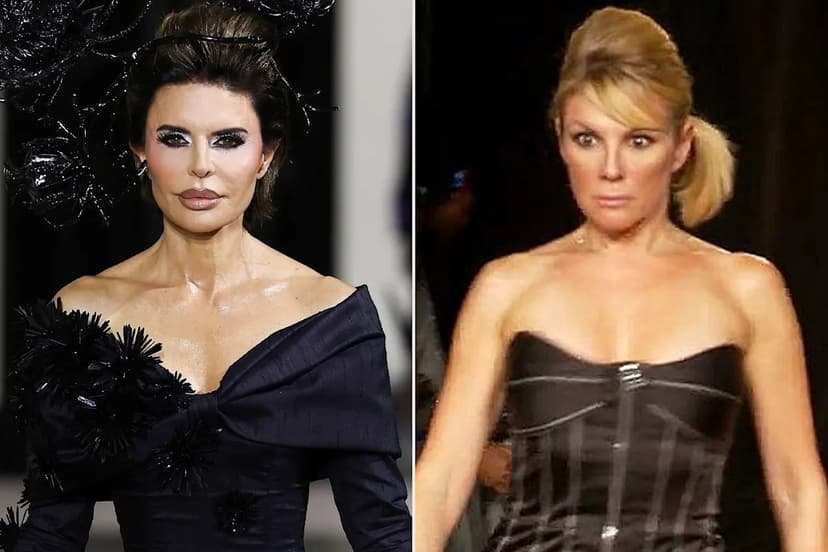 Lisa Rinna Walks Haute Couture Runway at 62!