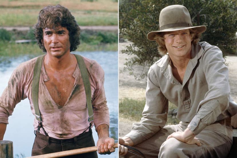 Michael Landon Throws 'Almanzo Wilder' Across Barn